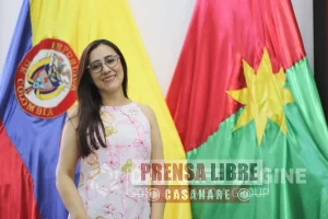 Reelegida Diana Milena Jarro Rodas como secretaria general de la Asamblea de Casanare