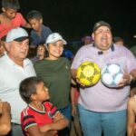 Sector del Recreo recibe iluminación, cancha y seguridad gracias al alcalde Qüenza
