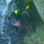 Un hombre en estado de embriaguez cayó a una cañada en el barrio Las Colinas