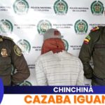 Un hombre fue capturado por cazar iguanas en la ribera del río Chinchiná