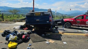 Una persona fallecida y cuatro más heridas, deja accidente de tránsito al sur de Casanare