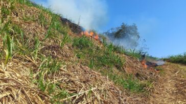 Varios municipios se han visto afectados por los incendios en Caldas