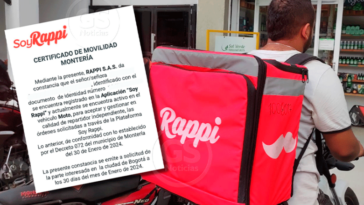 ¡Preste atención! Rappi en Montería sí prestará servicios durante el Día sin Carro