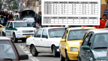 Entre los cambios del pico y placa en Pasto para carros, hay reducción a un dígito en el pico y placa para los taxis.