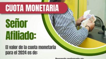 Comfiar Arauca confirma que el valor de la Cuota Monetaria para la presente vigencia será de 57 mil 175 pesos