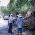 Comunidad de El Pital se une para arreglo vial