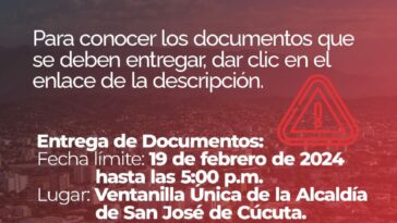 Convocatoria para Renovación del Consejo Territorial de Planeación en San José de Cúcuta
