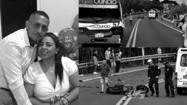 Dayro Toro y Paola Franco perdieron la vida en un siniestro vial en la vía La Tebaida – La Paila