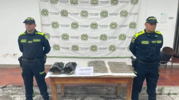 Dos capturas y más de 1.400 dosis de marihuana y bazuco incautadas en el Huila