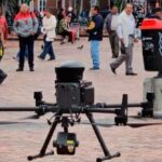 Drones de la Policía y Alcaldía de Pasto patrullan la ciudad para prevenir delitos