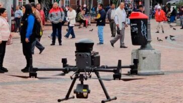 Drones de la Policía y Alcaldía de Pasto patrullan la ciudad para prevenir delitos