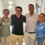 Funcionarios de la Gobernación con representante de la FAO Colombia