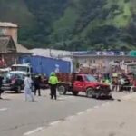 Fatal accidente en la Vega, Cundinamarca: motociclista pierde la vida y su acompañante resulta herida
