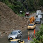 Derrumbes en carreteras de Colombia