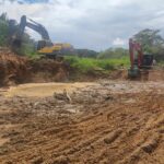 Inició construcción de canal de 3 km para controlar el curso del río Charte en Maní