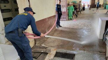 Jornada de limpieza a la galería municipal en Acevedo