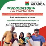 La Alcaldía de Arauca, a través de la Secretaria General, está en busca de estudiantes interesados en realizar sus prácticas Ad-Honorem