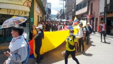 Marcha pacífica en Pasto: Subsecretaría de Paz y Derechos Humanos garante de la movilización