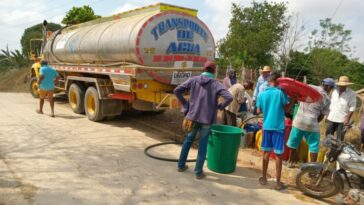 Más de 6.5 millones de litros de agua fueron entregados en Córdoba con carrotanques de la UNGRD