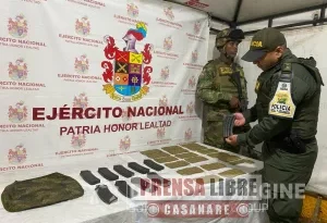 Material de guerra era transportado en vehículo de transporte público en Arauca
