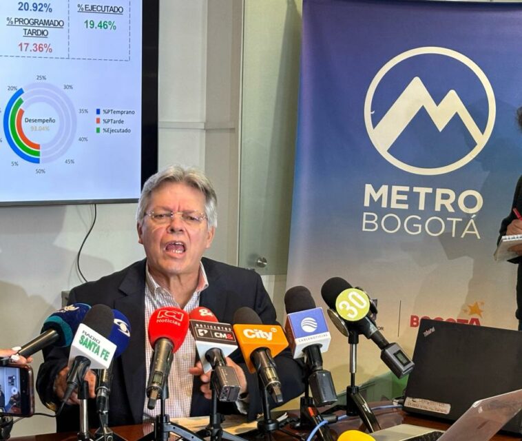 Metro de Bogotá lanza fuerte regaño a consorcio chino por demora en obras