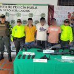 Militares rescatan a tres personas secuestradas en el Huila