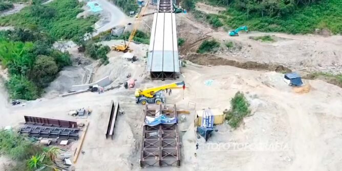 Video de las obras de la variante definitiva de Rosas, Cauca