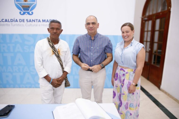 Alcalde posesionó a cabildos gobernadores de la Sierra Nevada de Santa Marta