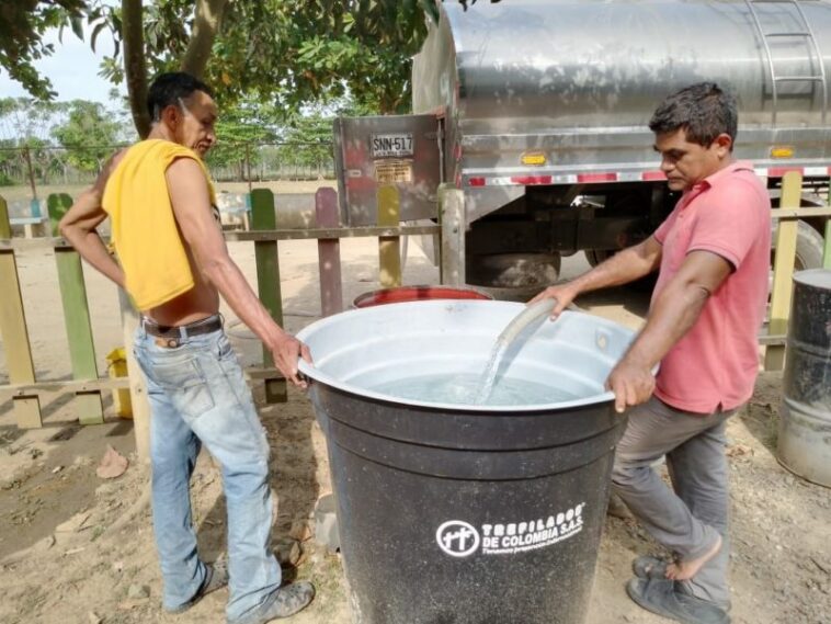 Alcaldía de Cereté ha entregado más de 1.5 millones de litros de agua potable para enfrentar sequía