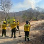 Bomberos atiende incendio forestal en la vereda El Limón 