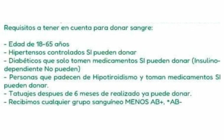 Convocan donación de sangre para el alcalde de Santa Bárbara de Pinto