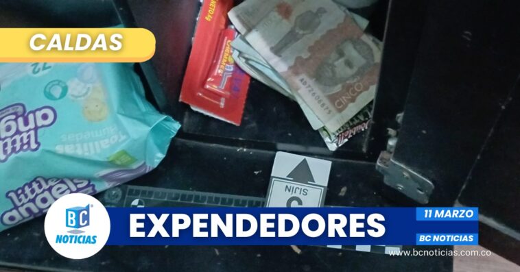 Cuatro presuntos expendedores de estupefacientes fueron capturados en Caldas