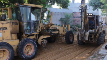Dan inicio a obras de pavimentación en el barrio Cooperativo