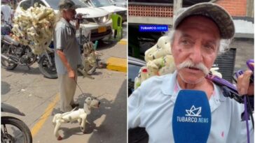 Don Nelson lleva más de 20 años vendiendo sus cachorros en Cali, pero esconde una conmovedora historia