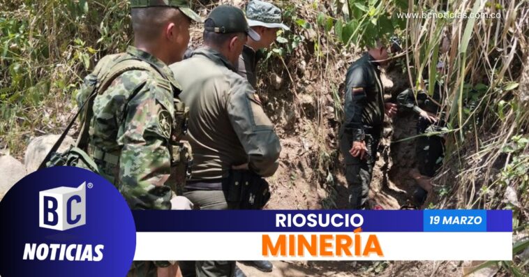 Ejército Nacional capturó a nueve personas por minería ilegal en Riosucio