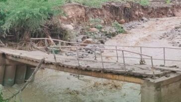 Emergencia en zona rural de Rivera por colapso de puente vehicular