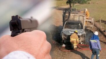 Extorsionistas estarían detrás de la quema de vehículo de Afinia en Tierralta