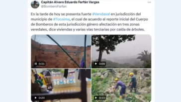 Fuerte vendaval destruyó techos y estructuras en zona rural de Tocaima, Cundinamarca
