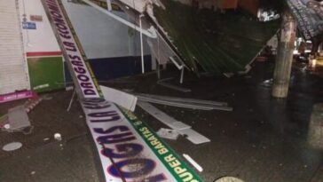 Fuerte vendaval en Anapoima, Cundinamarca: Techos volados y árboles derribados