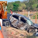 Heridas periodista y su hija en accidente de tránsito