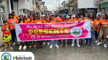 Medio Baudó, presente en la movilización humanitaria de las mujeres en el Chocó: “Un comadreo permanente por la vida y por la paz”