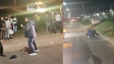 Nuevo video revela agresión de conductores de buses en Manablanca, Facatativá