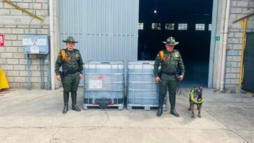 Policía en Neiva incautó 2.000 litros de cocaína líquida