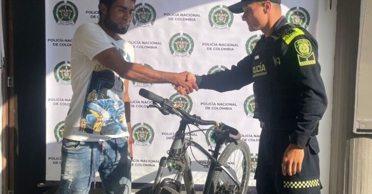 Policía recuperó en Villamaría una bicicleta que fue robada