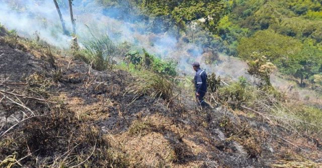 Quemas inescrupulosas provocaron un nuevo incendio en zona rural de Génova