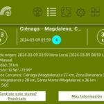 Temblor de 3.3 sacudió al Magdalena 