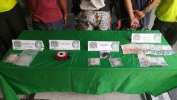 Tres personas fueron capturadas por vender estupefacientes en Villamaría