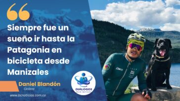 Un manizaleño viajó en bicicleta desde Manizales hasta la Patagonia