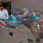 Un muerto y un herido en choque en accidente de moto