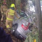 Una camioneta se salió de la vía en la Av. Alberto Mendoza